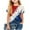 Blue-15, variant on Kids American USA Flag Patriotic T Shirts 4th of July Summer T-Shirt for Boys Girls Short Sleeve American Flag Holiday Patriotic Tops