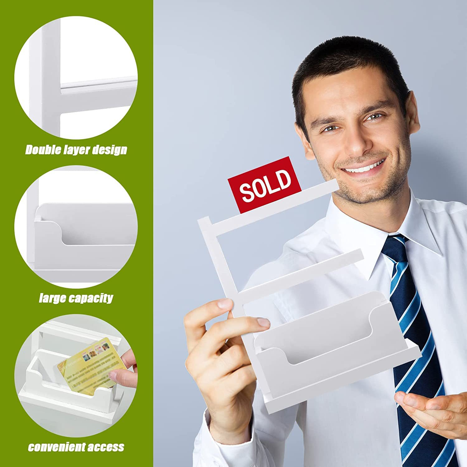 Summer on Clearance Real Estate Business Card Display Shelf Sales Display Shelves Shelving