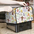 thumbnail image 7 of Pofeuu Happy Easter1 Print Toaster Cover 4 Slice, Bread Dust Cover & Fingerprint Protection, Kitchen Small Appliance Covers(Toaster Cover), 7 of 7