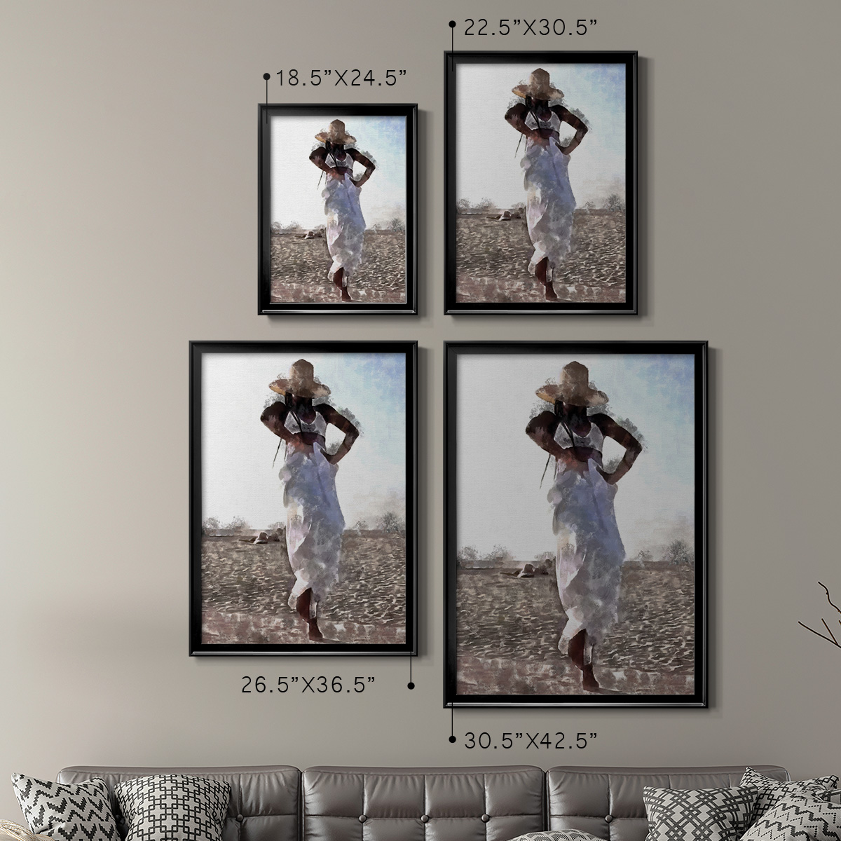 Her Dance I Premium Framed Print - Ready to Hang