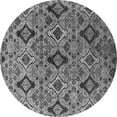 thumbnail image 1 of Ahgly Company Indoor Round Oriental Gray Industrial Area Rugs, 8' Round, 1 of 4