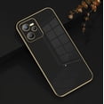 thumbnail image 2 of Compatible with Realme C35 Case Silicone Shockproof Realme C35 Phone Case Anti-Scratch Ultra Thin Plating TPU Cases (Realme C35, Black), 2 of 7