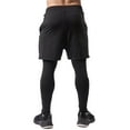 thumbnail image 3 of Pantalones de yoga largos para hombre, deportivos, ajustados, elásticos, de secado rápido, para fitness, para correr, 3 of 4