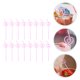 thumbnail image 3 of 25pcs reutilizable de forma de fractura de franja de café pajitas de plástico pajitas de cóctel HOMEMAXS 13736213-MX, 3 of 6