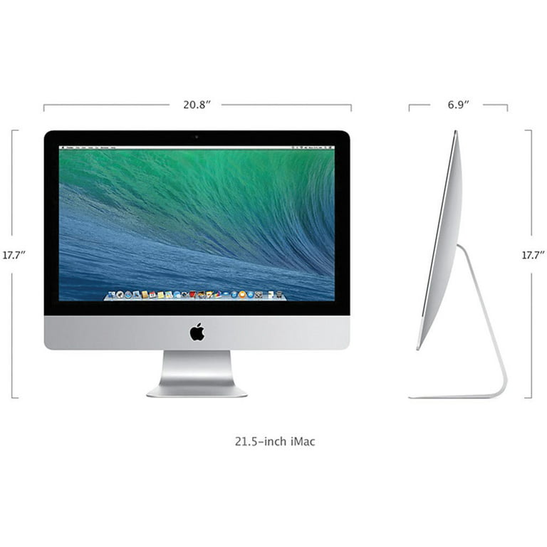 kighul Klinik nederdel Restored Apple iMac 21.5-Inch (Mid 2014) All-In-One Desktop/MF883LL/A,  1.4GHz/Intel Core i5, 8GB RAM, Mac OS, 500GB HDD Silver (Refurbished) -  Walmart.com