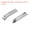 Silver Tone, variant on 10 Sets Double Open Zipper Repair Latch Kits, #5 Insert Pins for Jacket Coat, Metallic Black