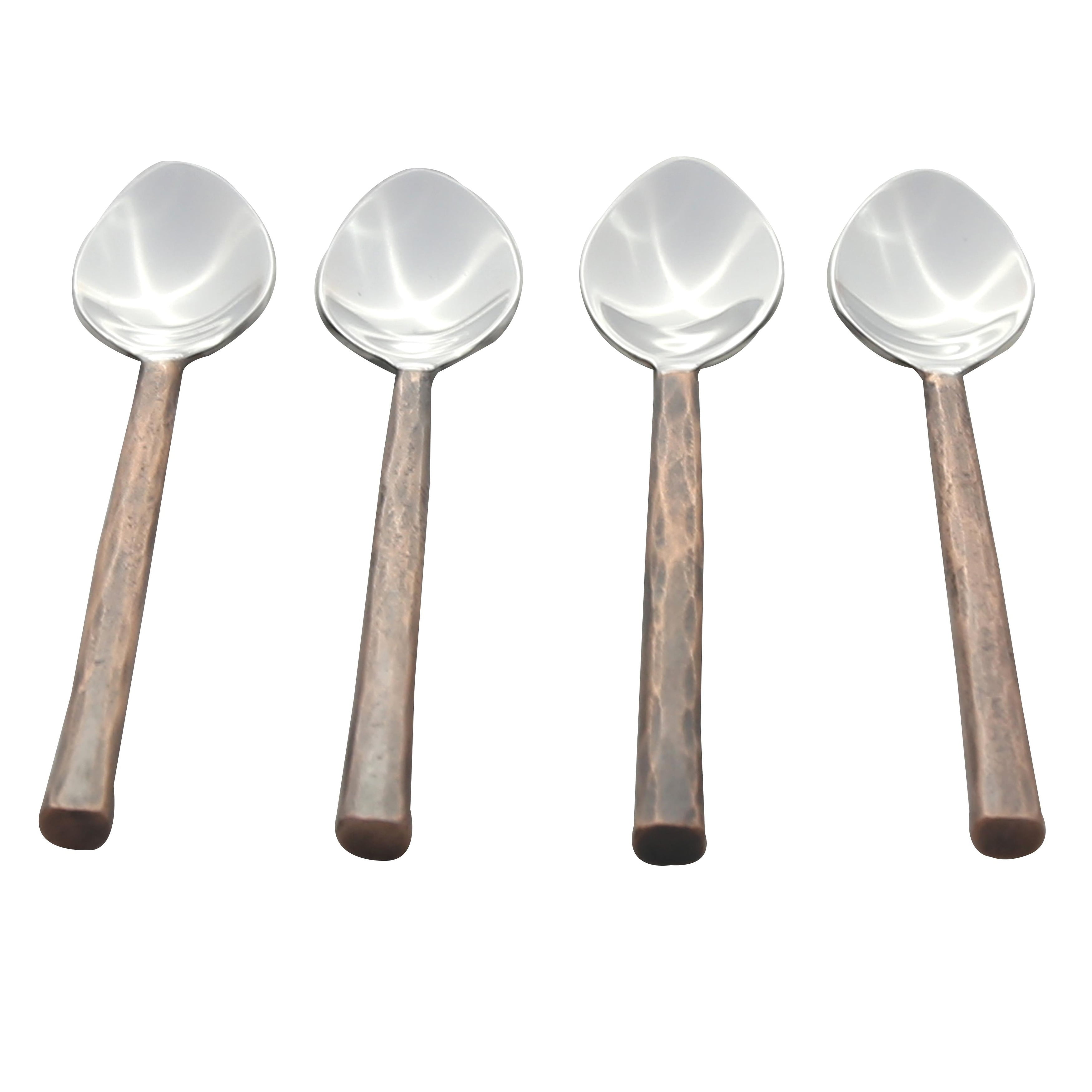 Sundance Copper and Stainless Steel Demitasse Spoon Set