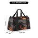 thumbnail image 3 of Fotbe Fiery Black Dragon Attack Bolsa de Viaje con Estampado, Bolsa de Fin de Semana para Mujer con Compartimento para Zapatos, Bolsa de Gimnasio con Bolsillo Húmedo, 3 of 7
