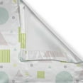 thumbnail image 4 of Ambesonne Abstract Valance Pack of 2, Geometric, 54"X12", Seafoam Lime Green, 4 of 5