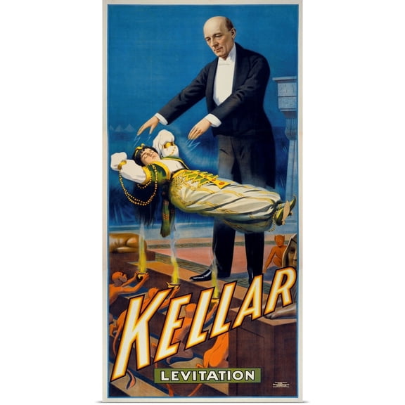 Great BIG Canvas | Rolled Print Collection Poster Print entitled Kellar Levitation