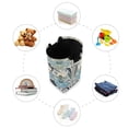 thumbnail image 7 of Yayeee Freestanding Laundry Hamper with Handle Collapsible Large Storage Basket for Clothes, Vibrant Abstract Design, 7 of 7