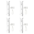 thumbnail image 1 of 4x soportes para cañas de pescar, para cañas de pescar, tubo para caña de pescar, estante de almacenamiento portátil, 1 of 8