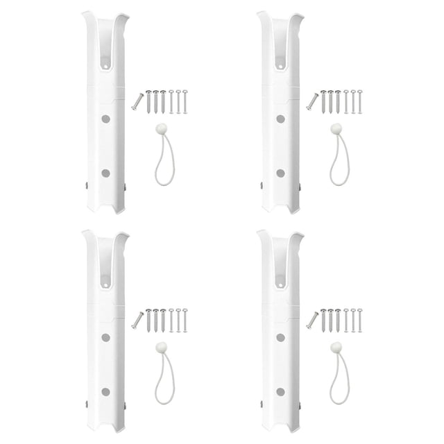 4x soportes para cañas de pescar, para cañas de pescar, tubo para caña de pescar, estante de almacenamiento portátil