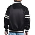 thumbnail image 2 of Youth Starter  Black Cincinnati Reds Team Logo Full-Snap Satin Varsity Jacket, 2 of 4
