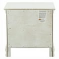 thumbnail image 5 of Wooden Night stand With 2 Drawers, White - Saltoro Sherpi, 5 of 5