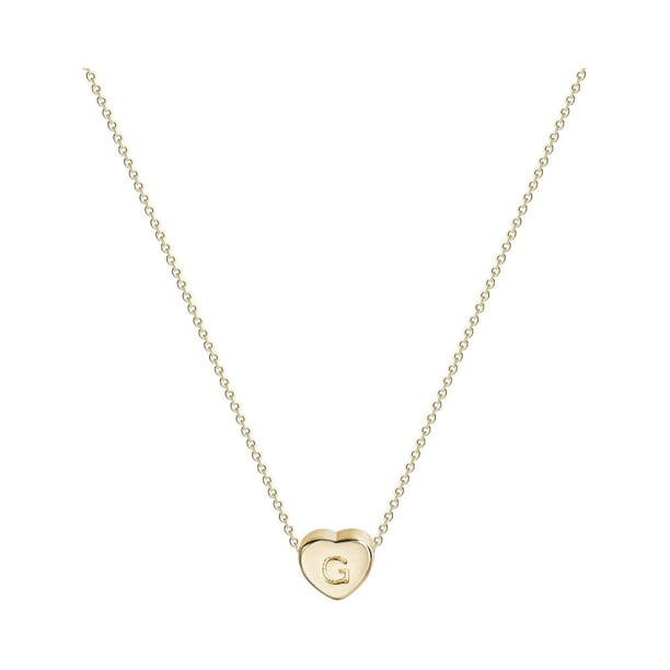 Collar para mujer, joyería para mujer, joyería de moda para mujer, regalo para mujer, 26 letras en inglés, cadena con nombre, colgante, collares, joyería para mujer, collar