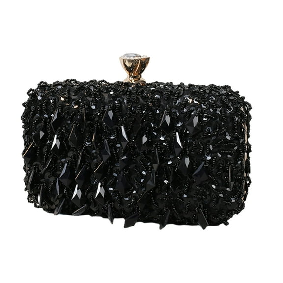 Shoulder Bag Wedding Evening Bag Party Banquet Lady Purse Handbag with Chain