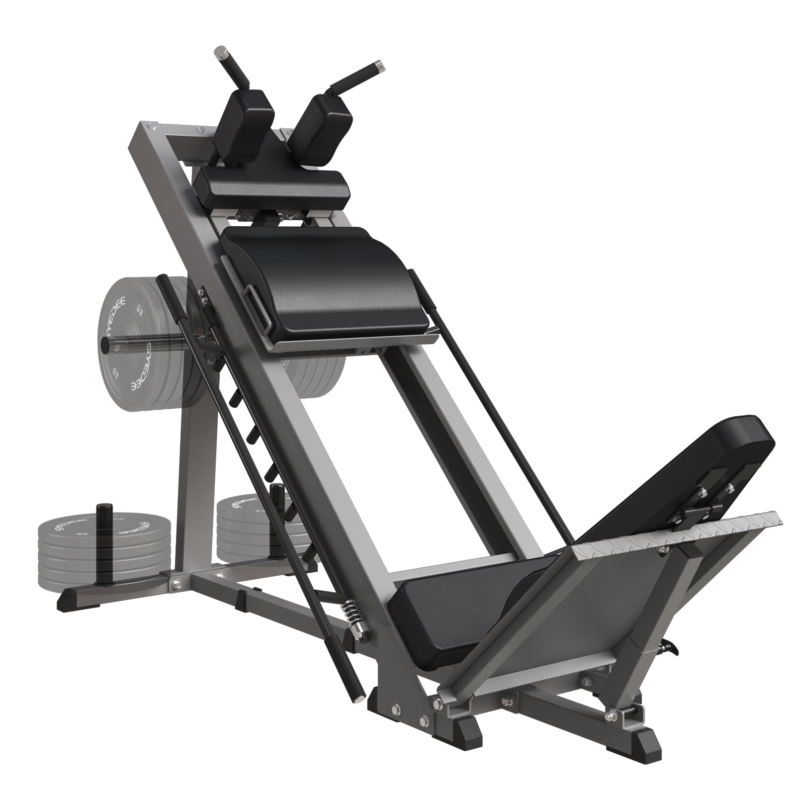 syedee Leg Press Hack Squat Machine, Leg Machine with Weight Storage ...