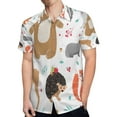 thumbnail image 4 of High Quality Hawaiian Shirts for Men Short Sleeve Aloha Beach Shirt Floral Summer Casual Button Down Shirts Blouses 8RJZ2N, 4 of 7