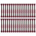 thumbnail image 1 of 3 piezas 12 madejas de hilo de bordar 8.75yds (8m) hilo de punto de cruz de algodón egipcio, marrón-rojo (6221), 1 of 6