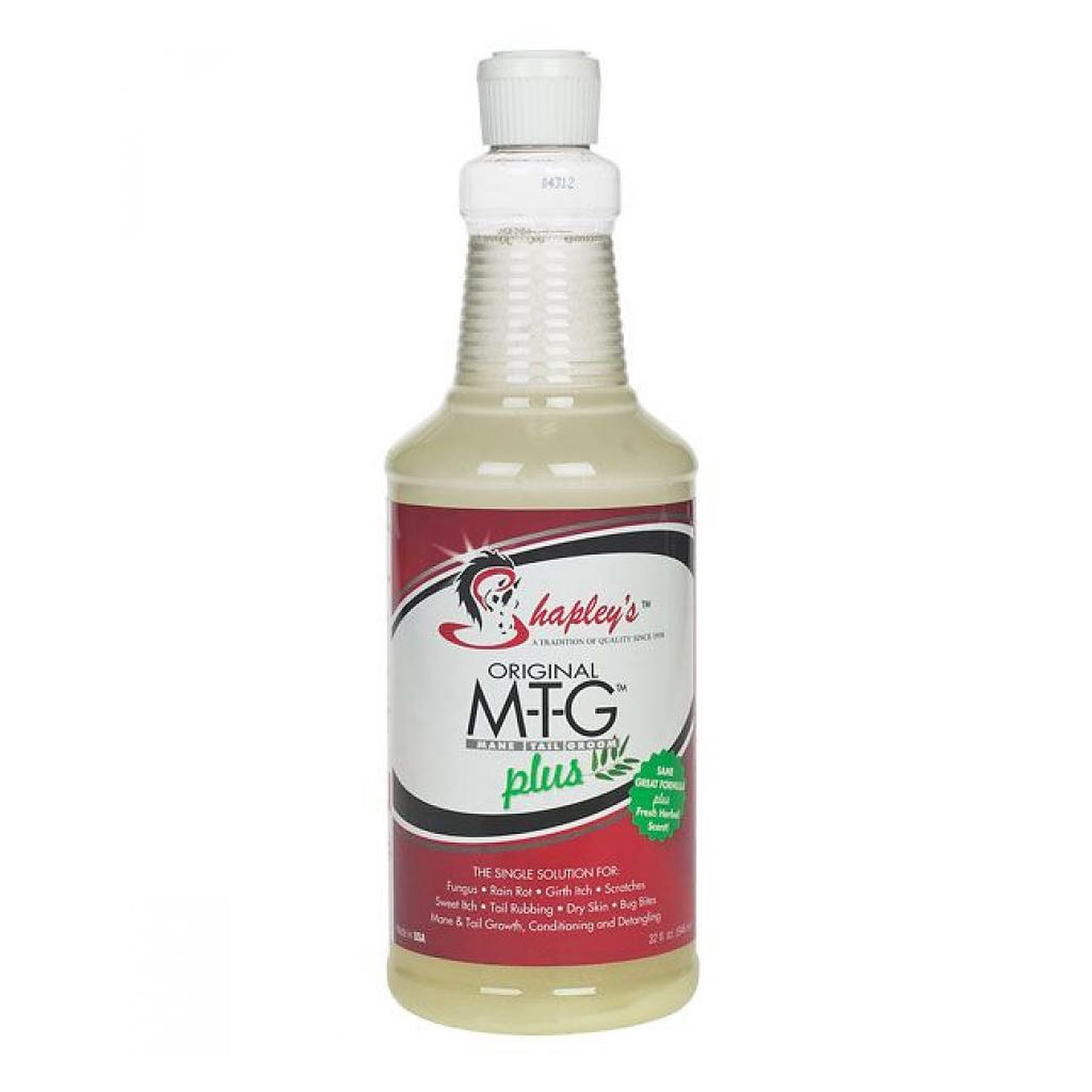 Shapley S-Original M-T-G Plus 32 oz – Skin & Coat Treatment for Dogs, Cats & Livestock – Fungus, Rain Rot, Scratches, Mane & Tail Growth