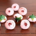 thumbnail image 7 of 20Pcs Artificial Flower Heads Colorful Delicate Faux Silk Simulation Tea Roses Bud Flowers for Wedding, 7 of 7