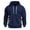 Navy, variant on Hoodies for Men Cargo Hooded Sweatshirt Pullover Casual Hoody Jackets Drawstring Solid Color Workout Gym Sports Outdoor Sweatshirt Sportwear with Pocket 2XL