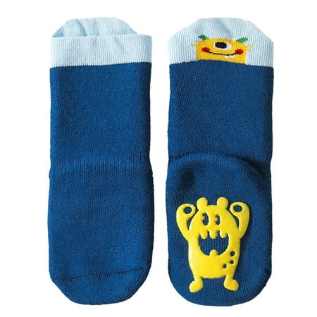 

LBECLEY Medias Baby Girl Children Autumn and Winter New Pattern Fashion Cute Cartoon Comfortable Thickened Thermal Socks Features Long Socks for Baby Boy Navy S