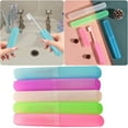 thumbnail image 2 of Adult Rainbow Portable Small Cute Travel Colorful Storage Toothbrush 5pc, 2 of 6