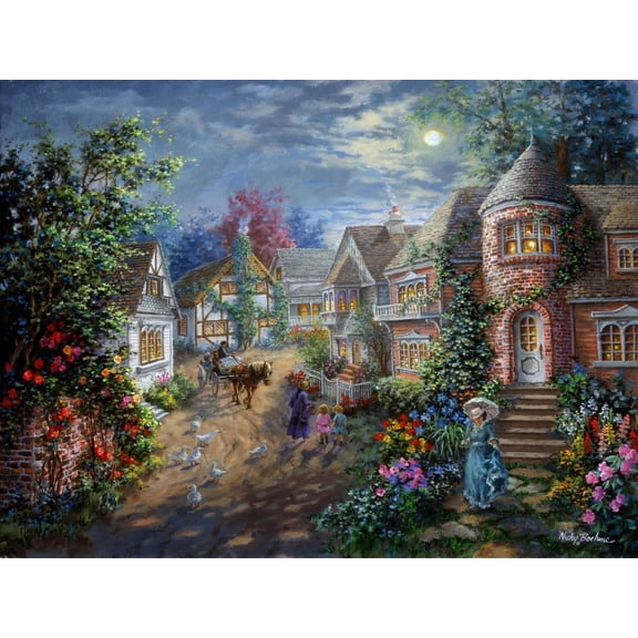 Art.com Moonlight Splendor Giclee Print by Nicky Boehme, 32" x 24"