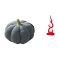 thumbnail image 1 of Almohadas de calabaza de Halloween,Almohadas de calabaza de Halloween Decoración del hogar Suave,Cojines de calabaza para Halloween,peluches,sofá,Escultura abstracta de fuego,Estatua de arte, 1 of 8