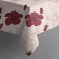thumbnail image 5 of Pioneer Flower Floral Print Pattern Square Tablecloth, Waterproof Wipeable Spillproof Washable Table Cover for Home Kitchen Party Decor, 42"x42", 5 of 6
