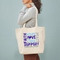 thumbnail image 4 of CafePress - Hope Prostate Cancer Tote Bag - Unisex Canvas Tote Bag, Beige, 1-Piece, 4 of 8