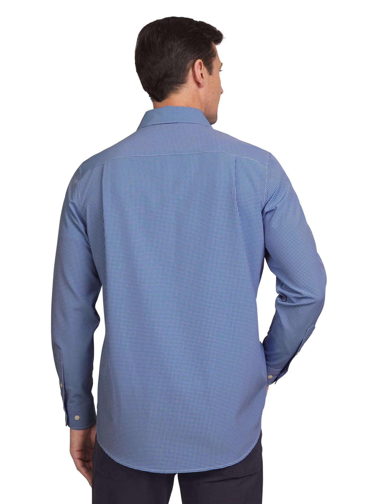 Chaps Men's & Big Men's Classic Performance Long Sleeve Stretch Button-Down Shirt, Sizes S-2XL