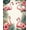 Pink Cream Green, Pattern 1, variant on ODIKA 8'x10' Washable Area Rug Non-Shedding, Easy Care, Door Welcome Pcs Boho Plaid Layering Border Motif Hawaiian Frame for King Size Bedroom Under Bed, Master Suite