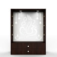thumbnail image 2 of Wooden Temple For Home /Mandir With Doors And Cabinet Storage/ Pooja Mandir With LED Light for Home and Office|Home Temple / Pooja Mandap, 2 of 3