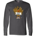thumbnail image 3 of Inktastic Turkey Holding a Sign Says Eat Pizza Long Sleeve T-Shirt, 3 of 5