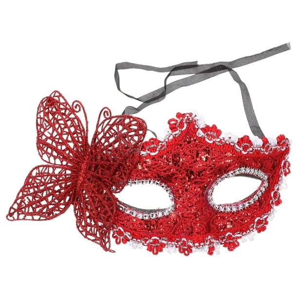 Máscaras de baile de máscaras, máscaras de encaje con diseño de mariposa, máscaras para los ojos para mujeres
