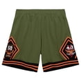 thumbnail image 2 of Men's Mitchell & Ness  Green Chicago Bulls 1997-98 Hardwood Classics Flight Swingman Shorts, 2 of 4