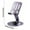Purple, variant on Metal Mobile Phone with 360° Rotation Folding Lazy Person Tablet Desktop