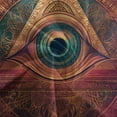 thumbnail image 5 of Comforter Cover Set The Eye of God Printed Bedspreads Boy Man High Quality Home Textiles,Twin (68"x86"), 5 of 6