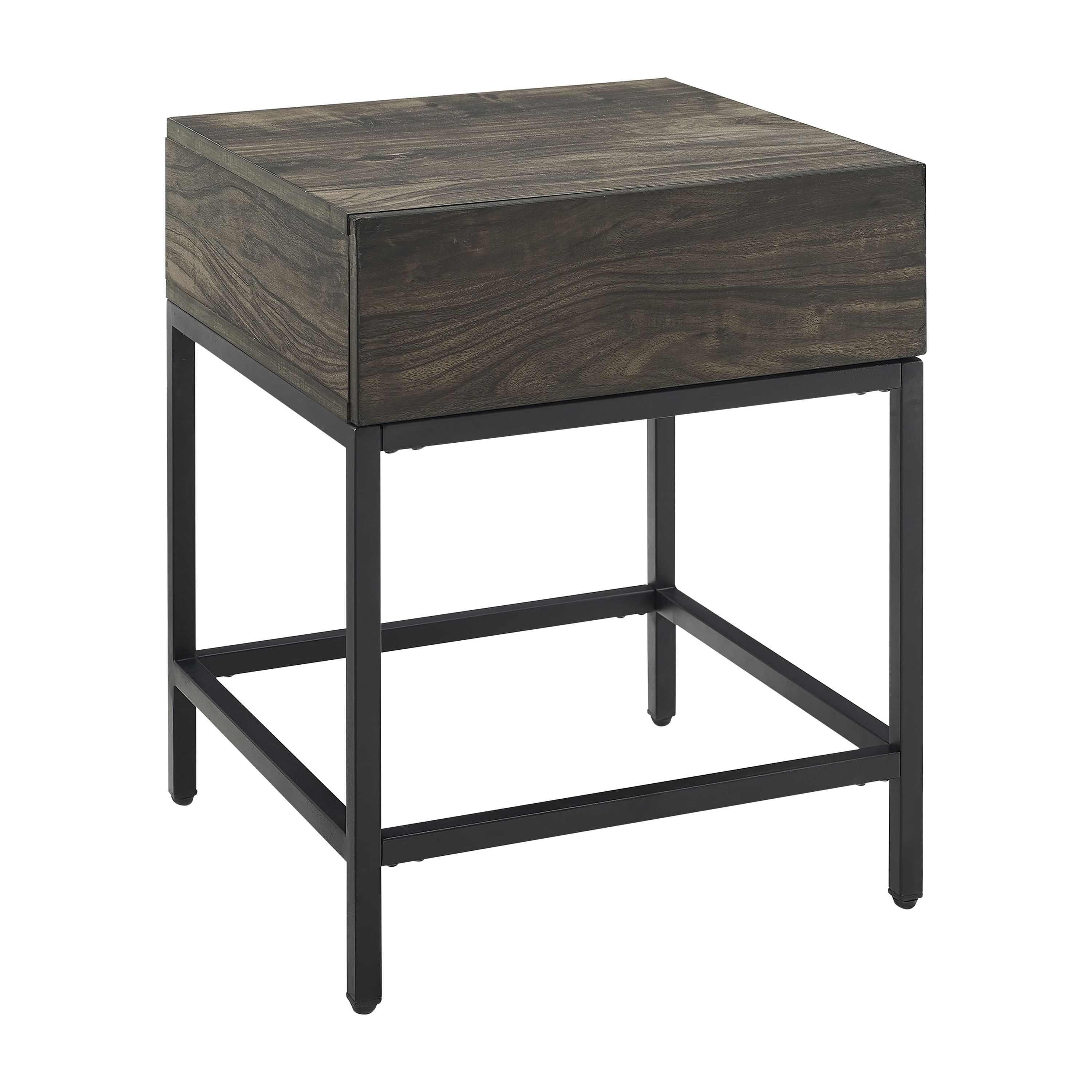 Crosley Jacobsen 1 Drawer End Table in Brown Ash - image 4 of 12