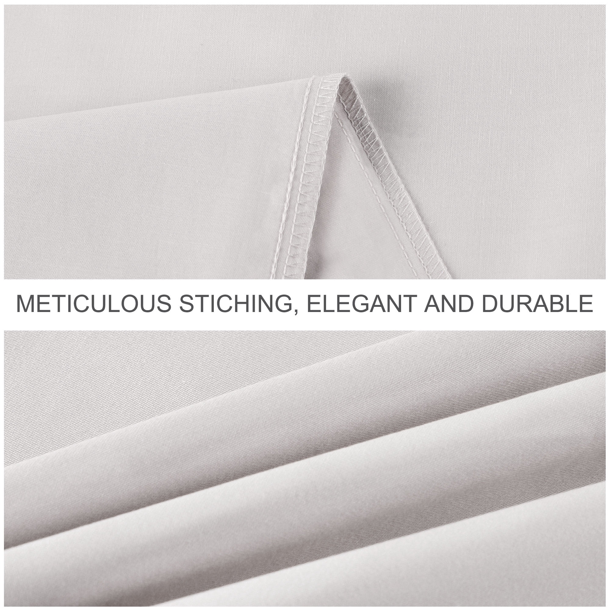 Unique Bargains 1Pc 100% Cotton Envelope Closure Body Ruffled Pillowcase Isabelline 20"x48"