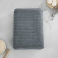 thumbnail image 3 of Mainstays Performance Cotton Bath Towel, Super Soft Quick Dry Fade Resistant, Textured Grey, 3 of 9