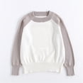 thumbnail image 2 of KAUOD Youth Kids Knit Pullover Sweatshirts Oversized Long Sleeve Crew Neck Striped Sweater Boys Girls Casual Tops Clothes, 2 of 9