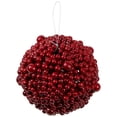 thumbnail image 3 of Northlight Shiny Berries Christmas Ball Ornament - 6" - Red, 3 of 7