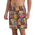thumbnail image 2 of Naloa Daisies Flowers Men's Beach Shorts, Surfing shorts, Swim trunks, Quick Dry Swim Trunks for Surfing Beach Fun - Large, 2 of 9