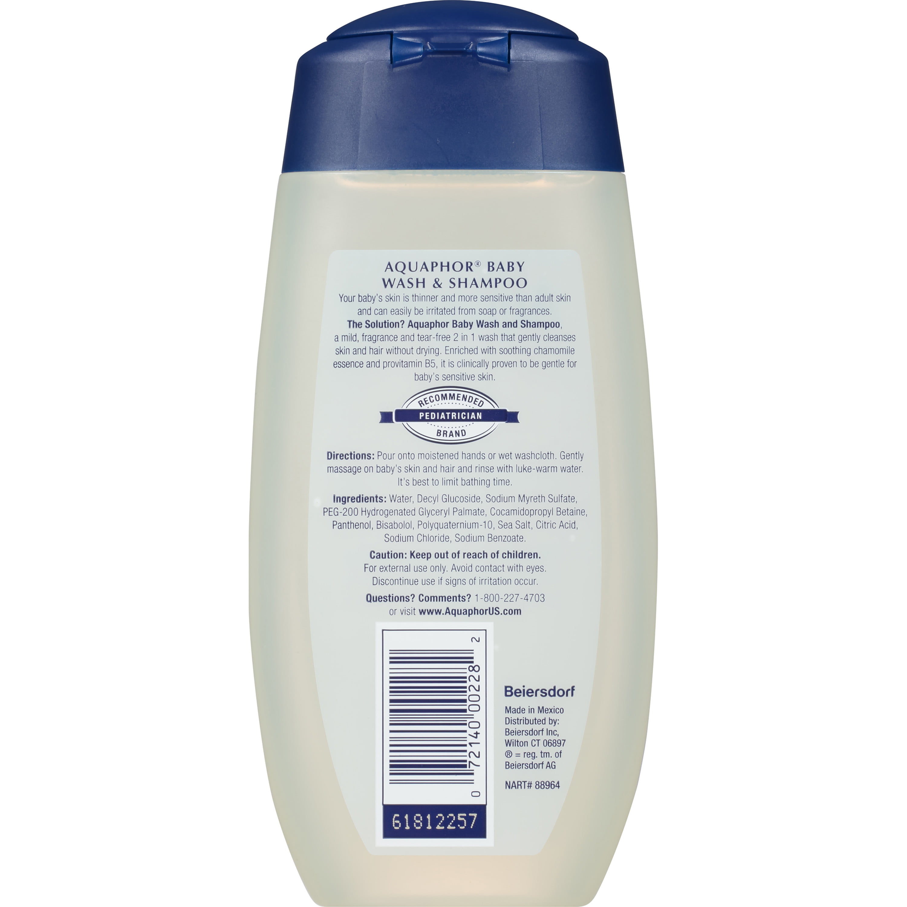 aquaphor body wash and shampoo