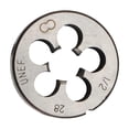 thumbnail image 4 of High Hardness UNF 1/2 -28 HSS Titanium Coated Tap & Round Die Set Thread Tool for Mold Machining, 4 of 5