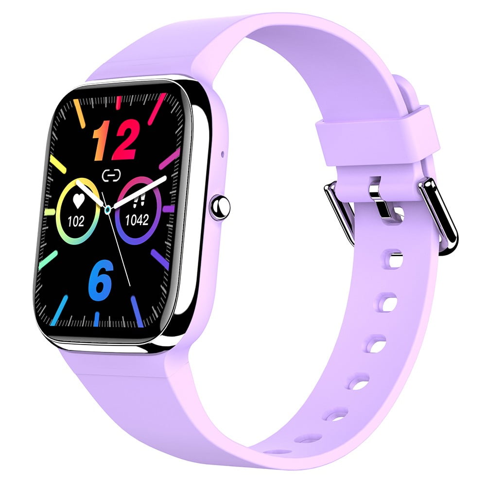 AuroraX 1.83 in Smart Watches for Women, Bluetooth Calls/Messages Sports Mode Message Notification 10-Day Battery Android Smart Watch (Pink)